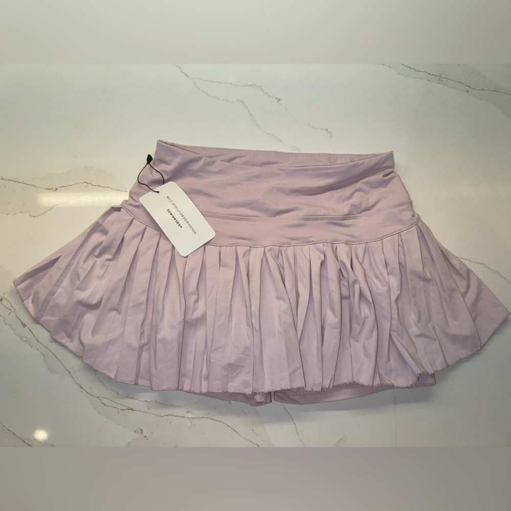 Gold Hinge - NWT - Pale Lavender Pleated Tennis Skirt - Size M